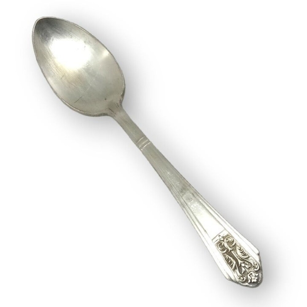 International Silver Royal Saxony Teaspoon - Silver Plate - Satin -Vintage